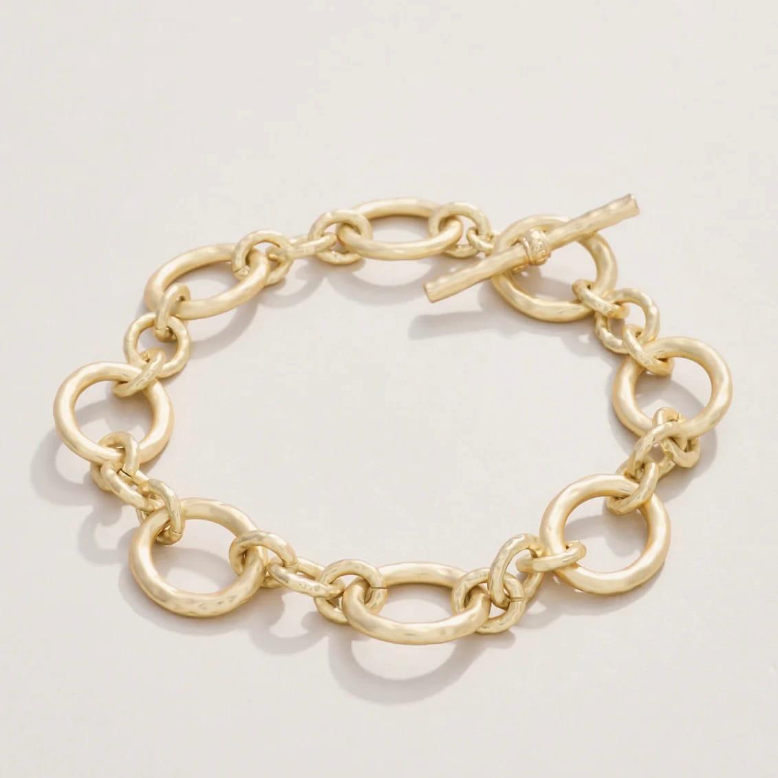 DeVaul Chain Toggle Bracelet