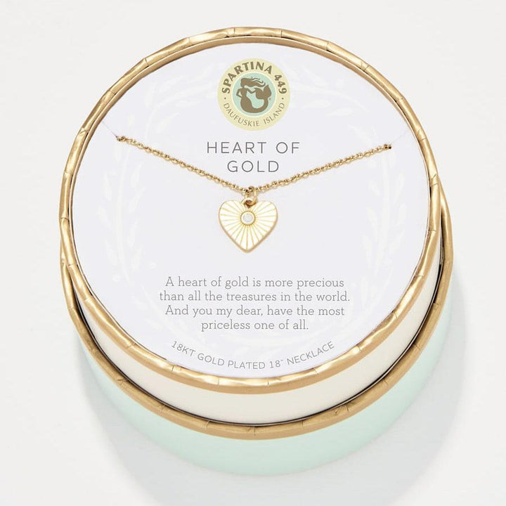 Sea La Vie Necklace Heart of Gold