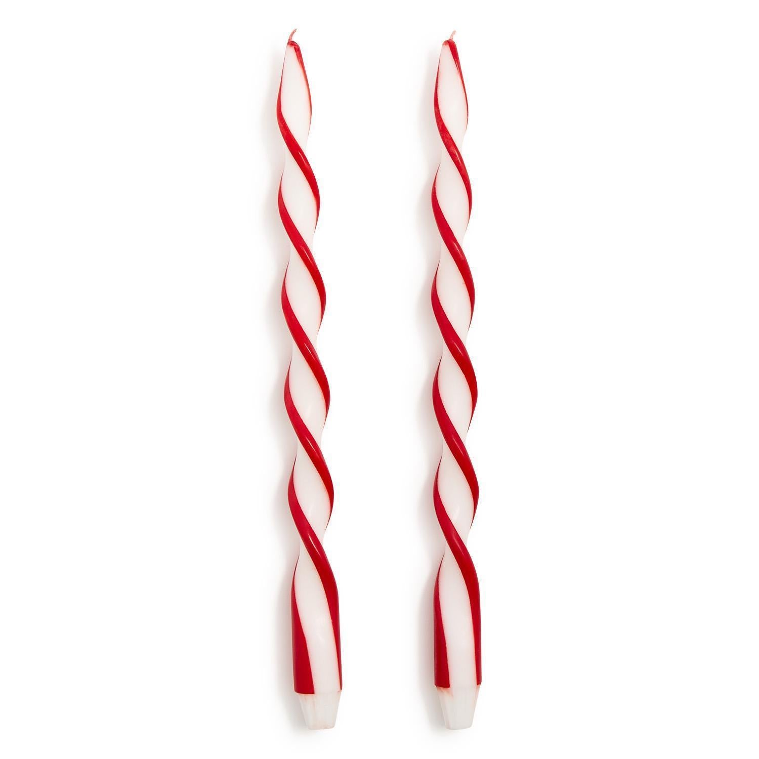 Red Ribbon Twist Taper Set