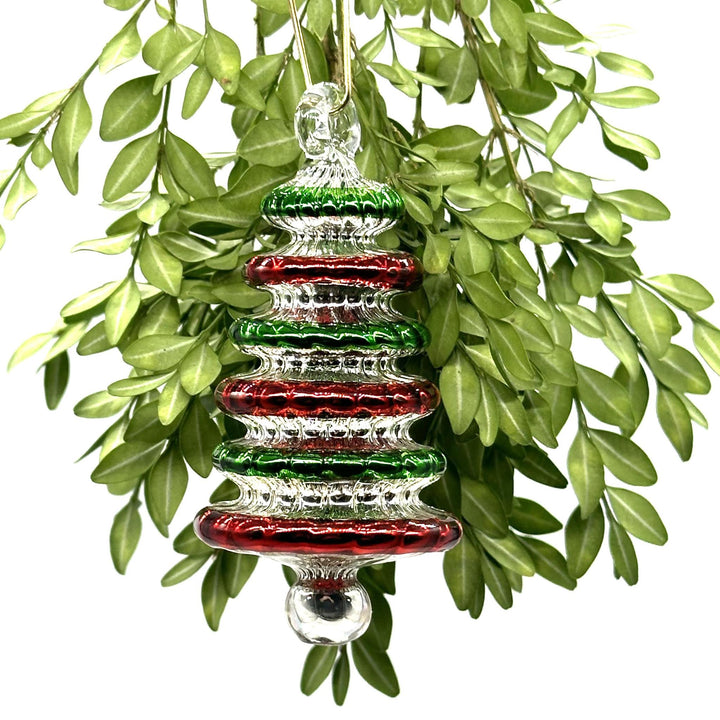 Red & Green Christmas Tree Ornament