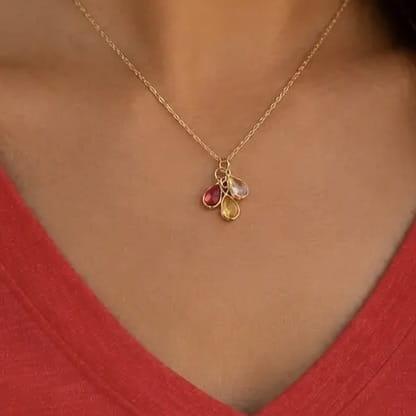 Chiefs Gem Charm Necklace