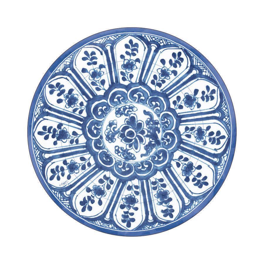 Indigo Garden Blue/white Salad/Dessert Plates