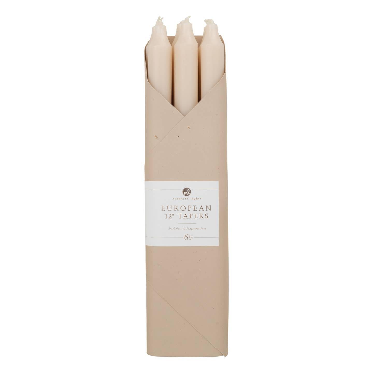 Tapers 12in Multi Pack | Cream