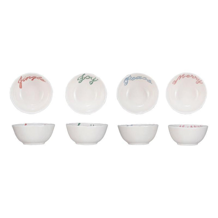 Stoneware Holiday Tidbit Bowl