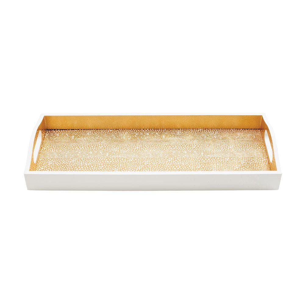 Gold Pebble Lacquer Bar Tray