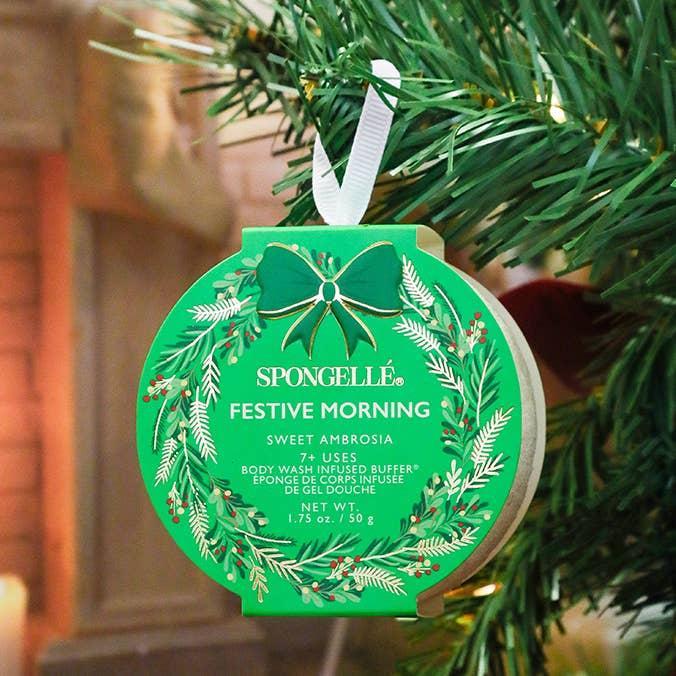 Festive Morning -  Sweet Ambrosia Holiday Wreath Body Buffer