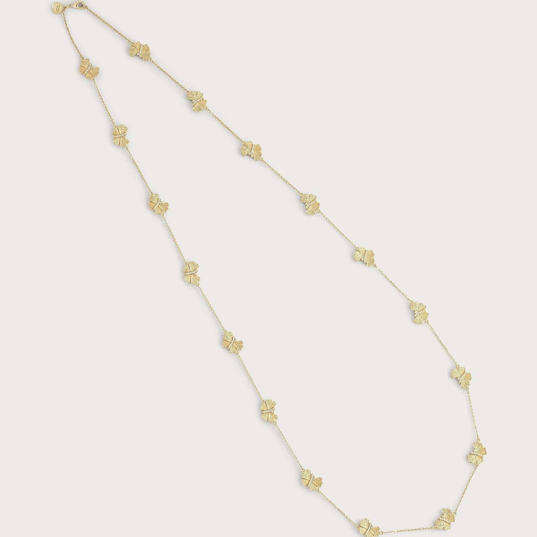 Butterfly Long Station Necklace | Anabel Aram