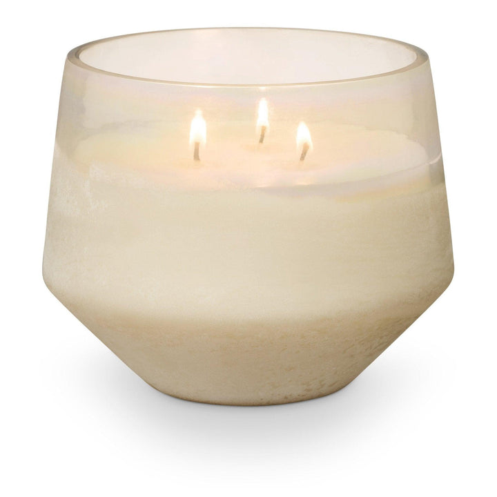 Winter White Multi Wick Baltic Glass Candle