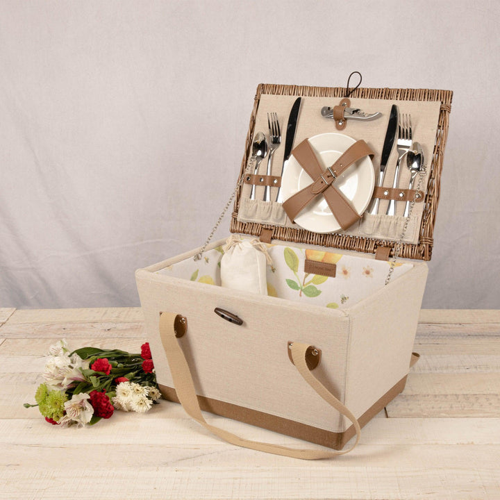 Lemongrove Picnic Basket for 2