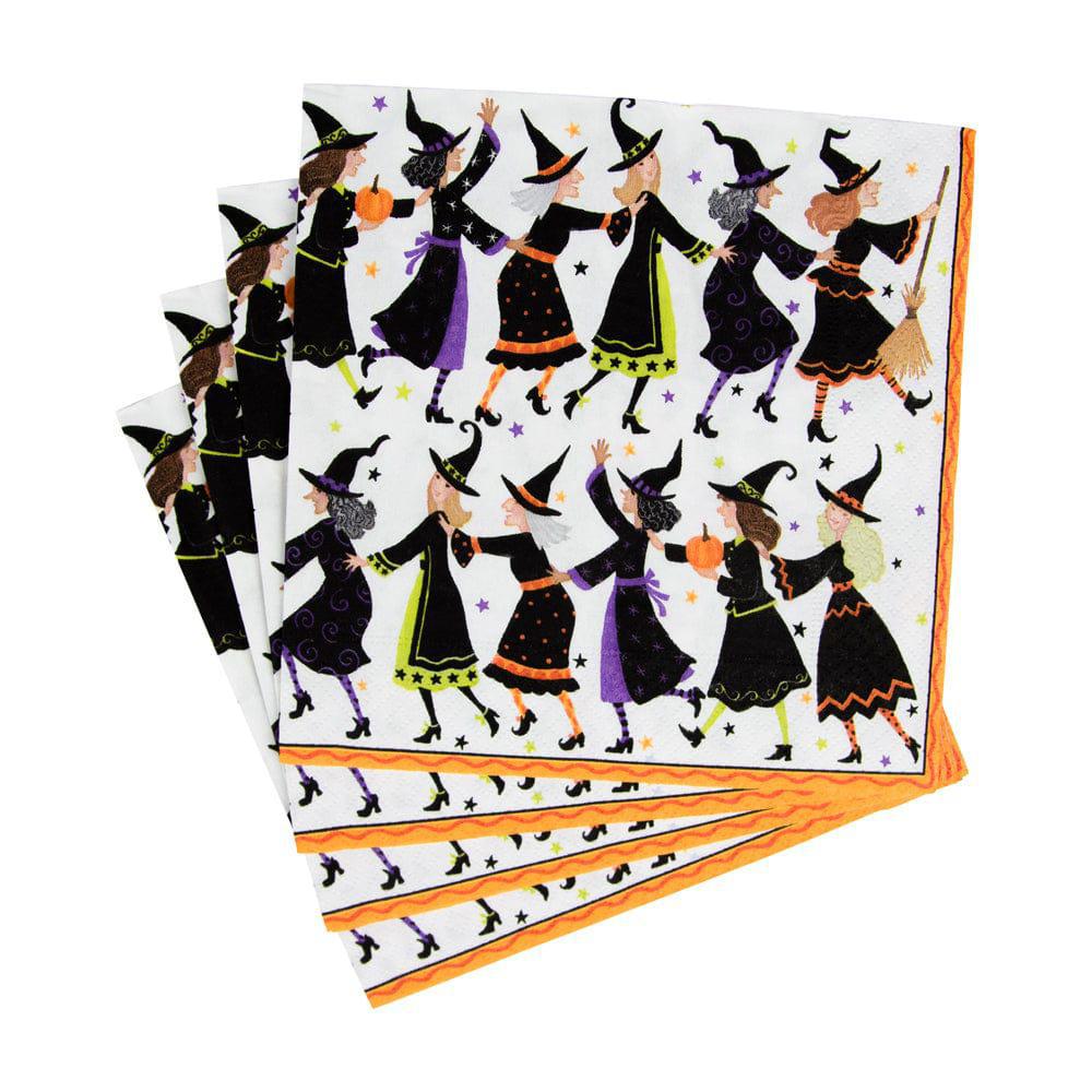 Witches Conga Line Luncheon Napkins