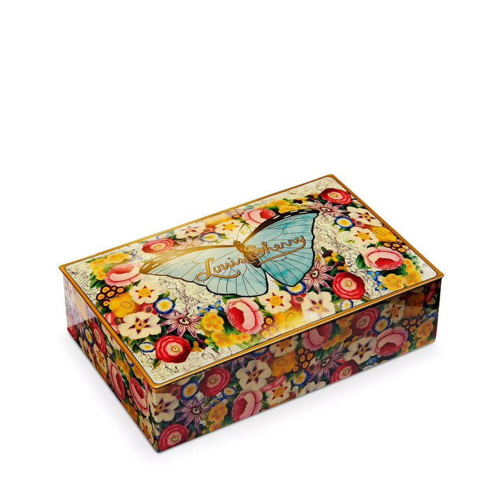 Louis Sherry John Derian Butterfly Tin Of Twelve Chocolates