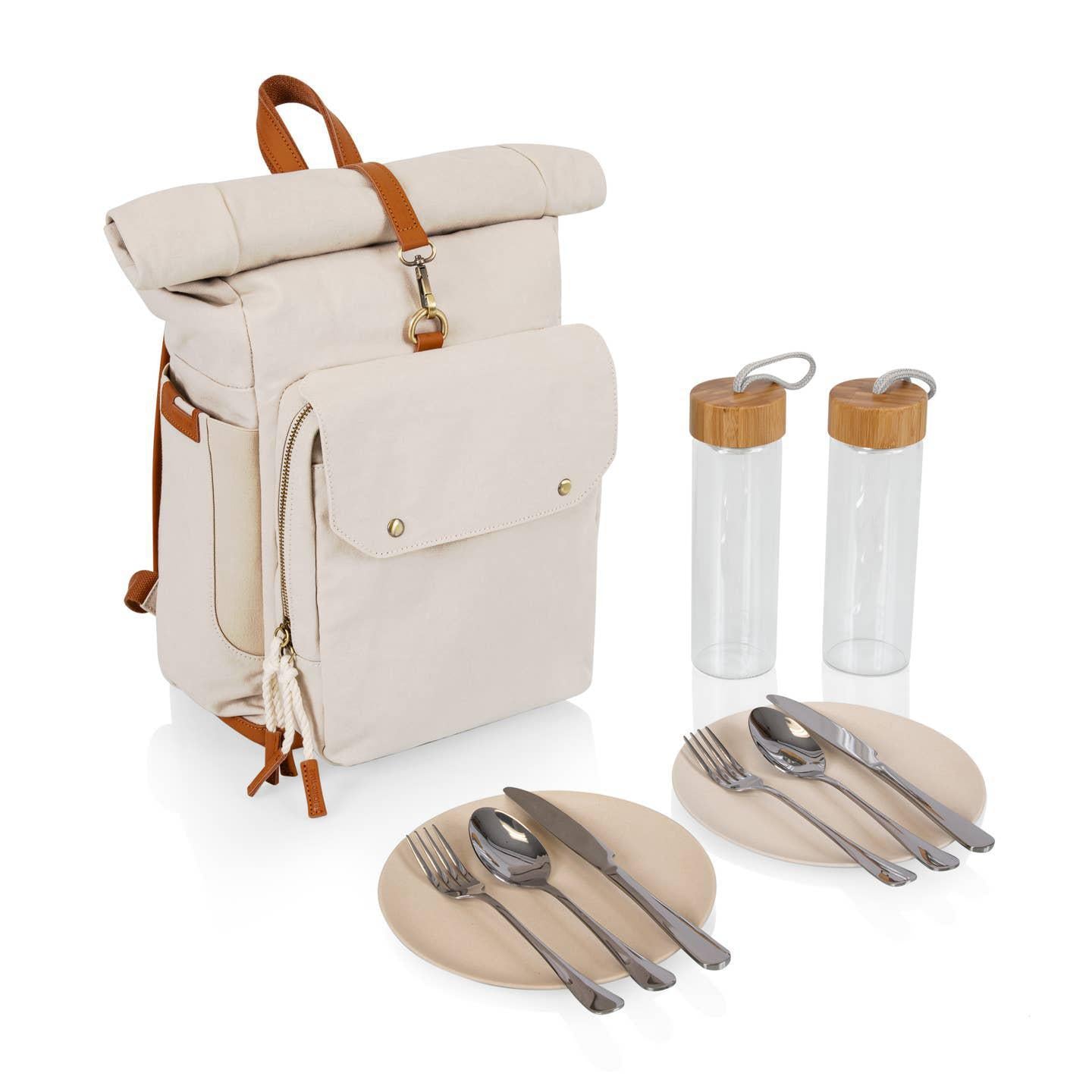 Carmel Roll Top Picnic Backpack Cooler
