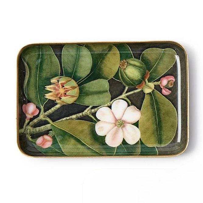 Floral Print Trinket Tray