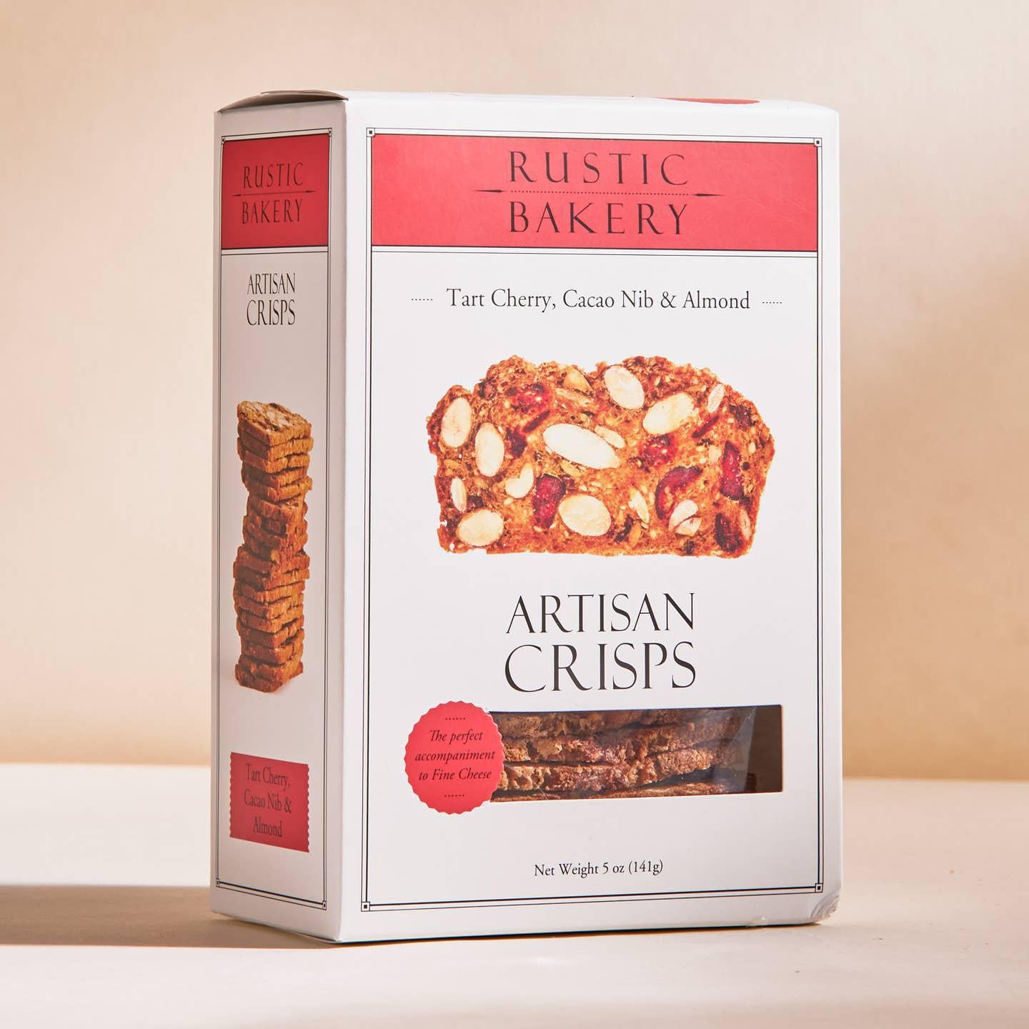 Rustic Bakery Artisan Crisps - Tart Cherry, Cacao Nib & Almond