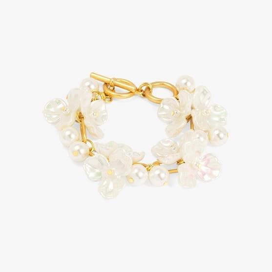 Bloomlight Pearl Flower Bracelet
