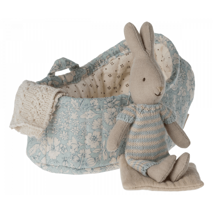 Rabbit in Carry Cot, Micro - Powder Blue