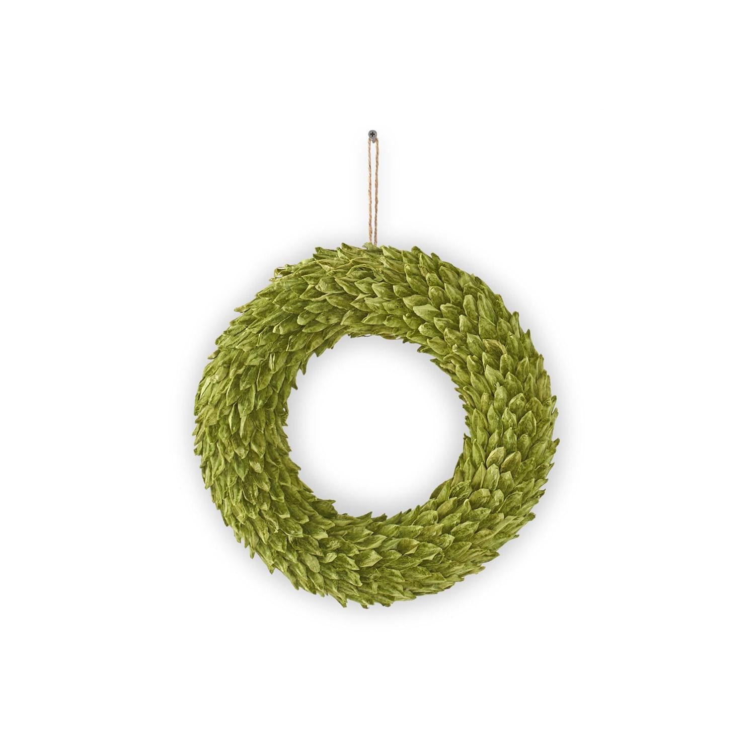 Dark Green Petal Leaf Wreath