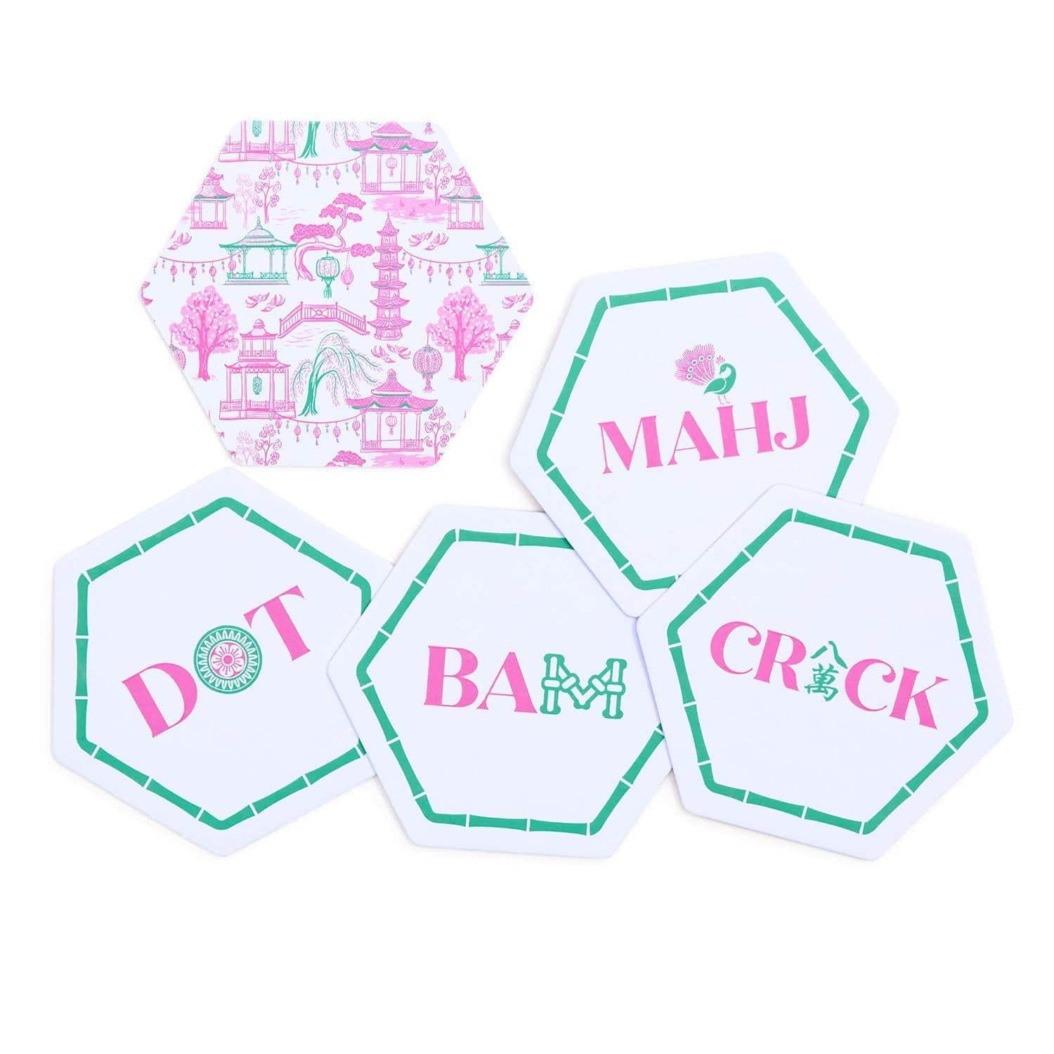 Let's Mahj Paper Coaster Set