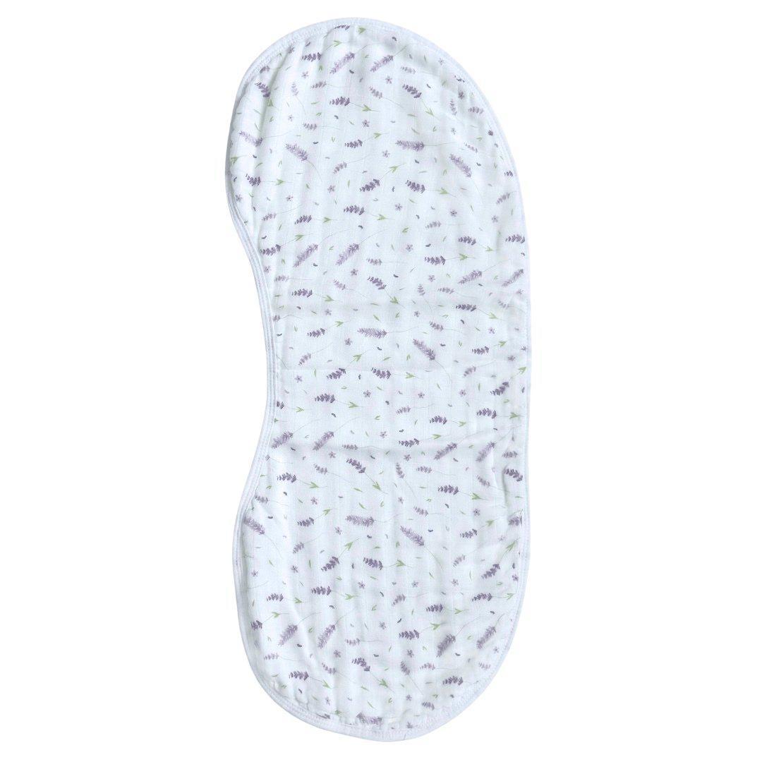 French Lavender Burp Cloth + Bib