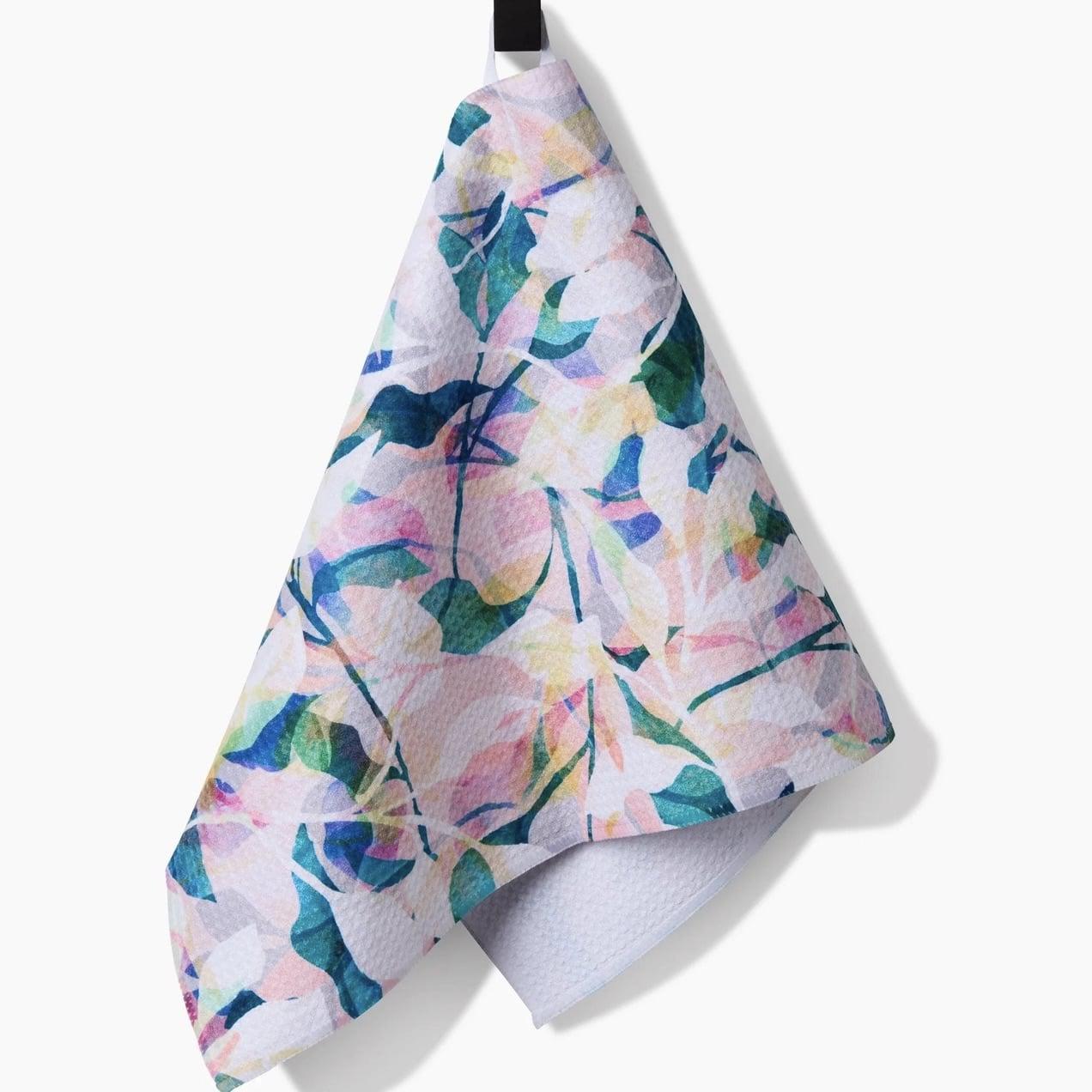 Painted Foliage Bar Towel