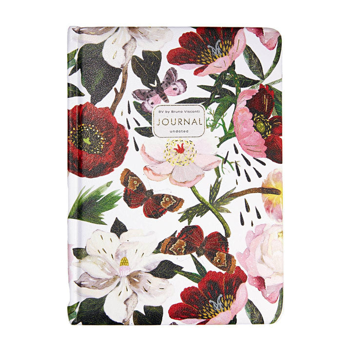 Peonies Vegan Leather Daily Journal