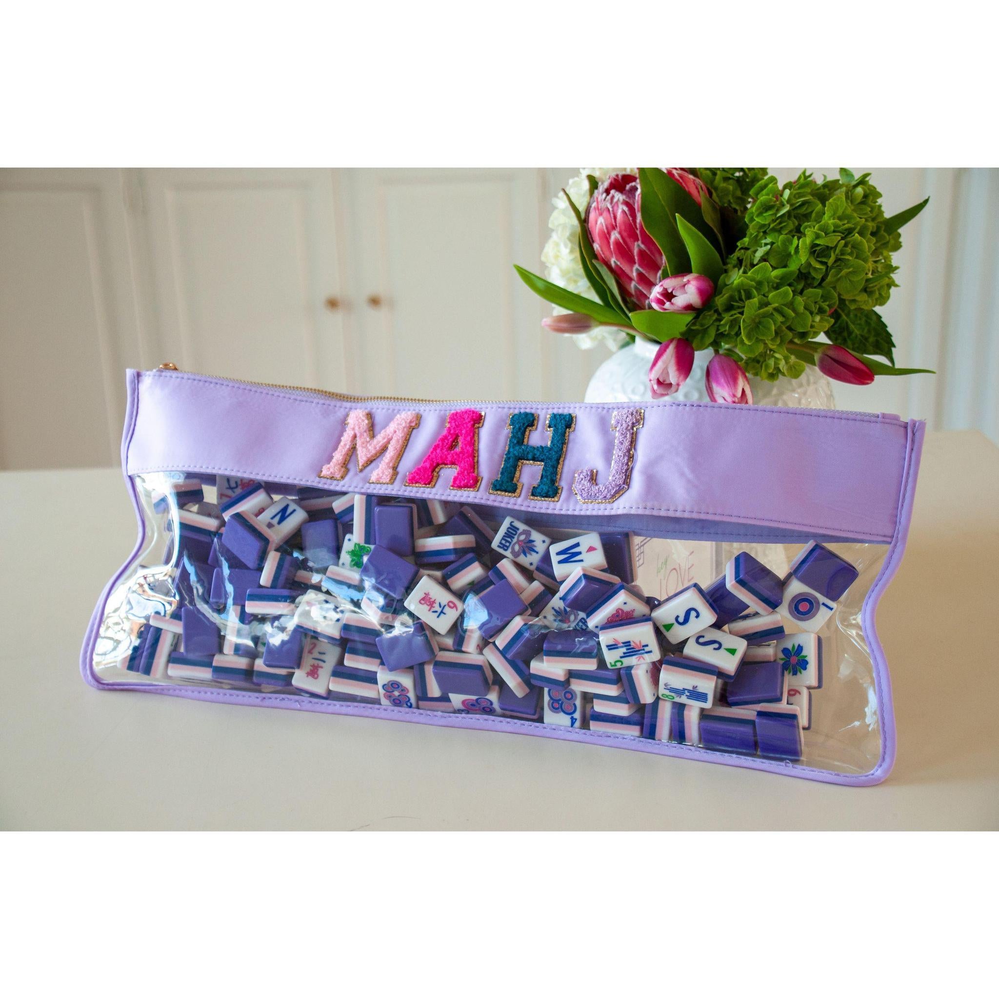 Lilac Mahj Storage Bag
