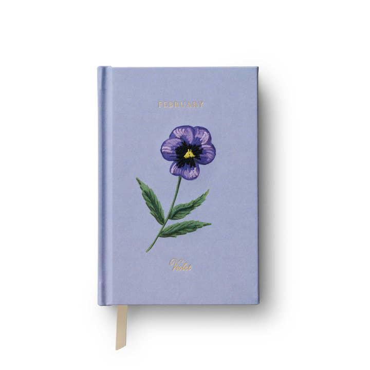 Birth Month Mini Embroidered Journal