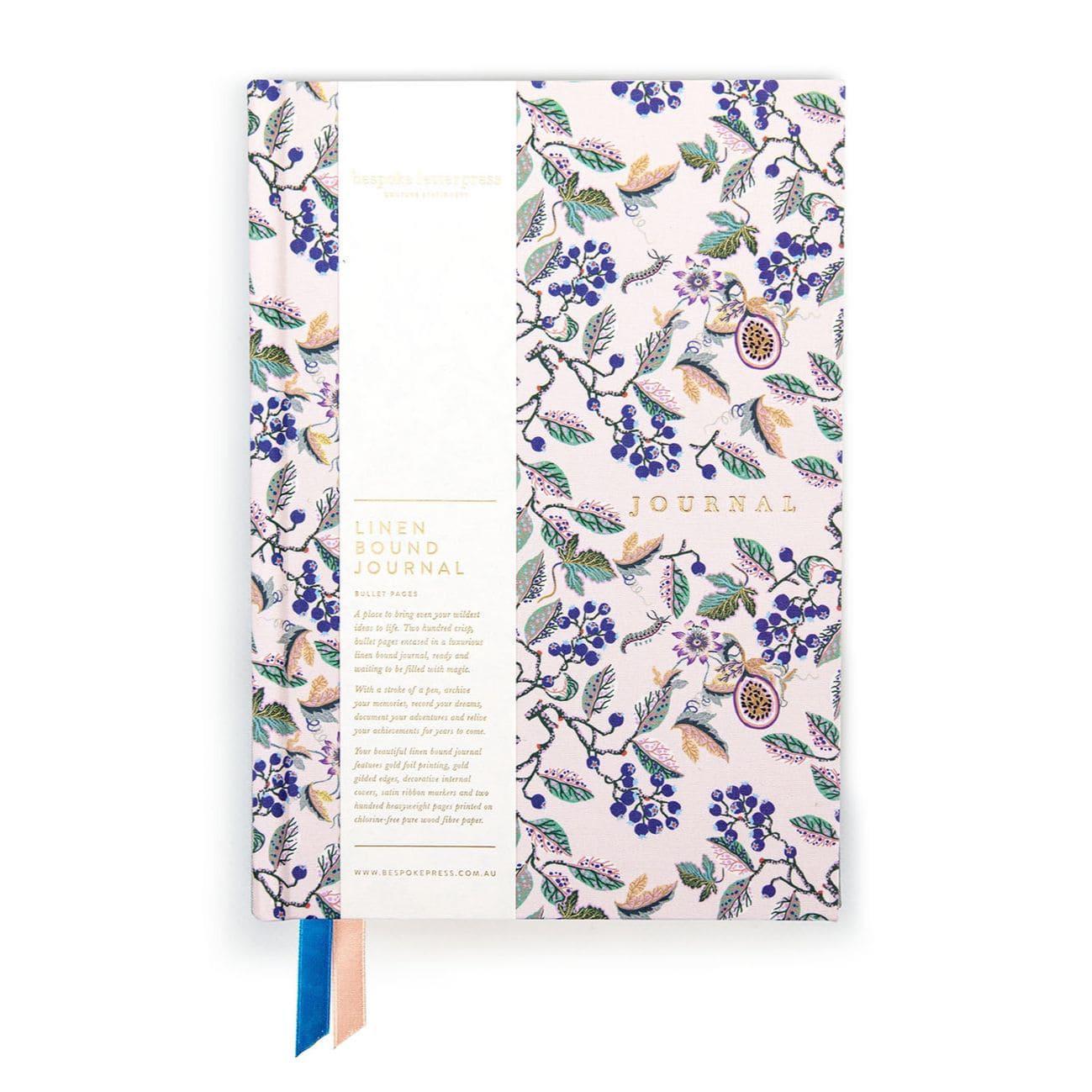 Huckleberry Linen Bound Journal