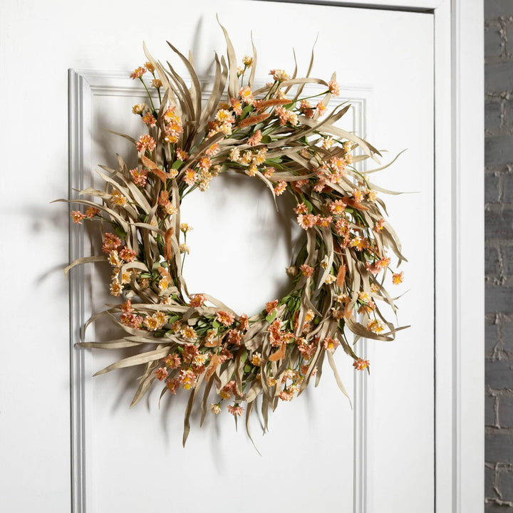 Grass and Bunny Tail Wreath