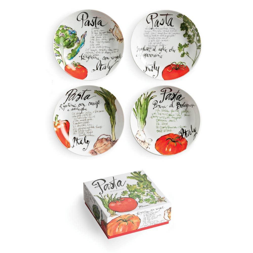 Pasta Italiana 4pc Bowl Set