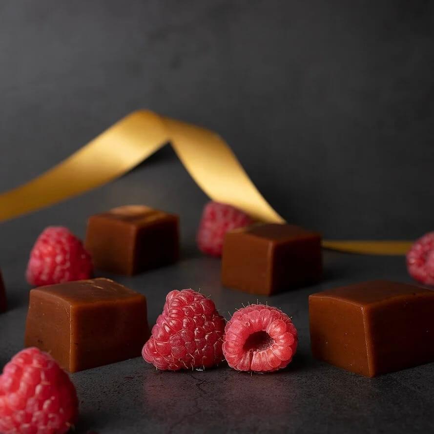 Kansas City Raspberry Caramels