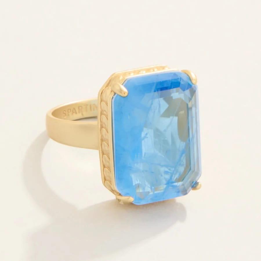 Naiad Blue Rectangle Ring