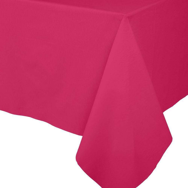 Fuchsia Paper Linen Table Cover