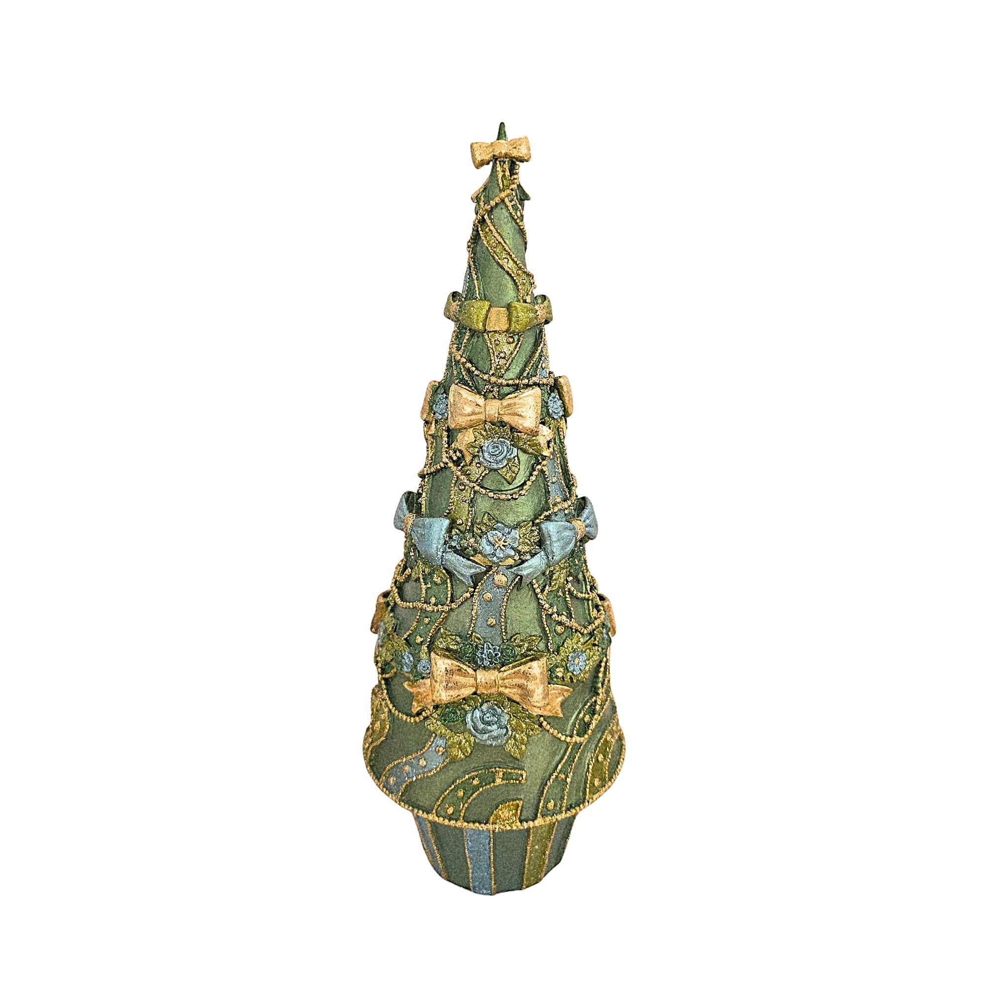 Holiday Bow Cone Tree