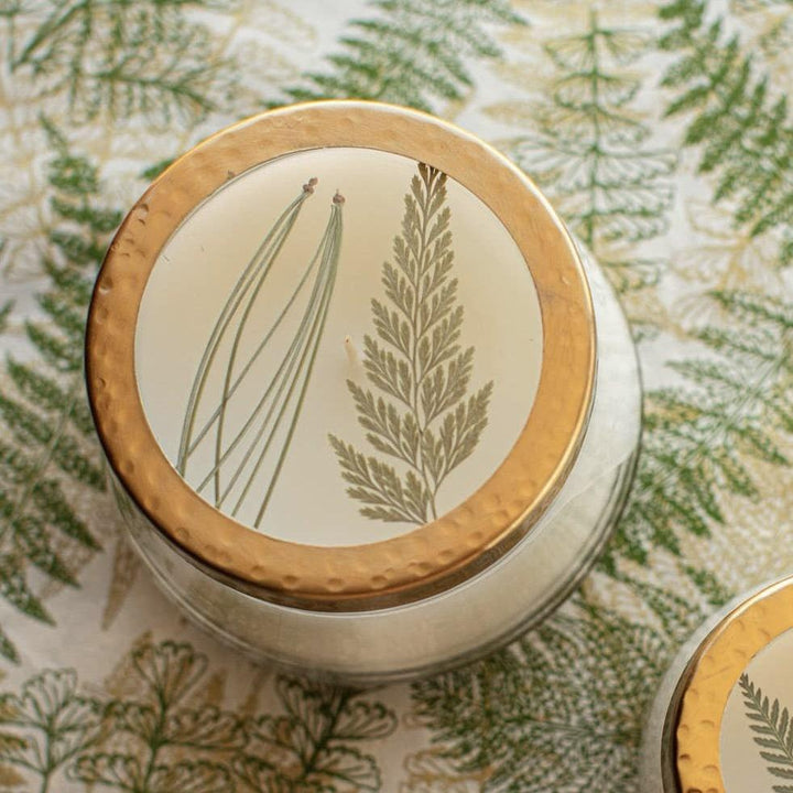 Forest Medium Pressed Floral Candle