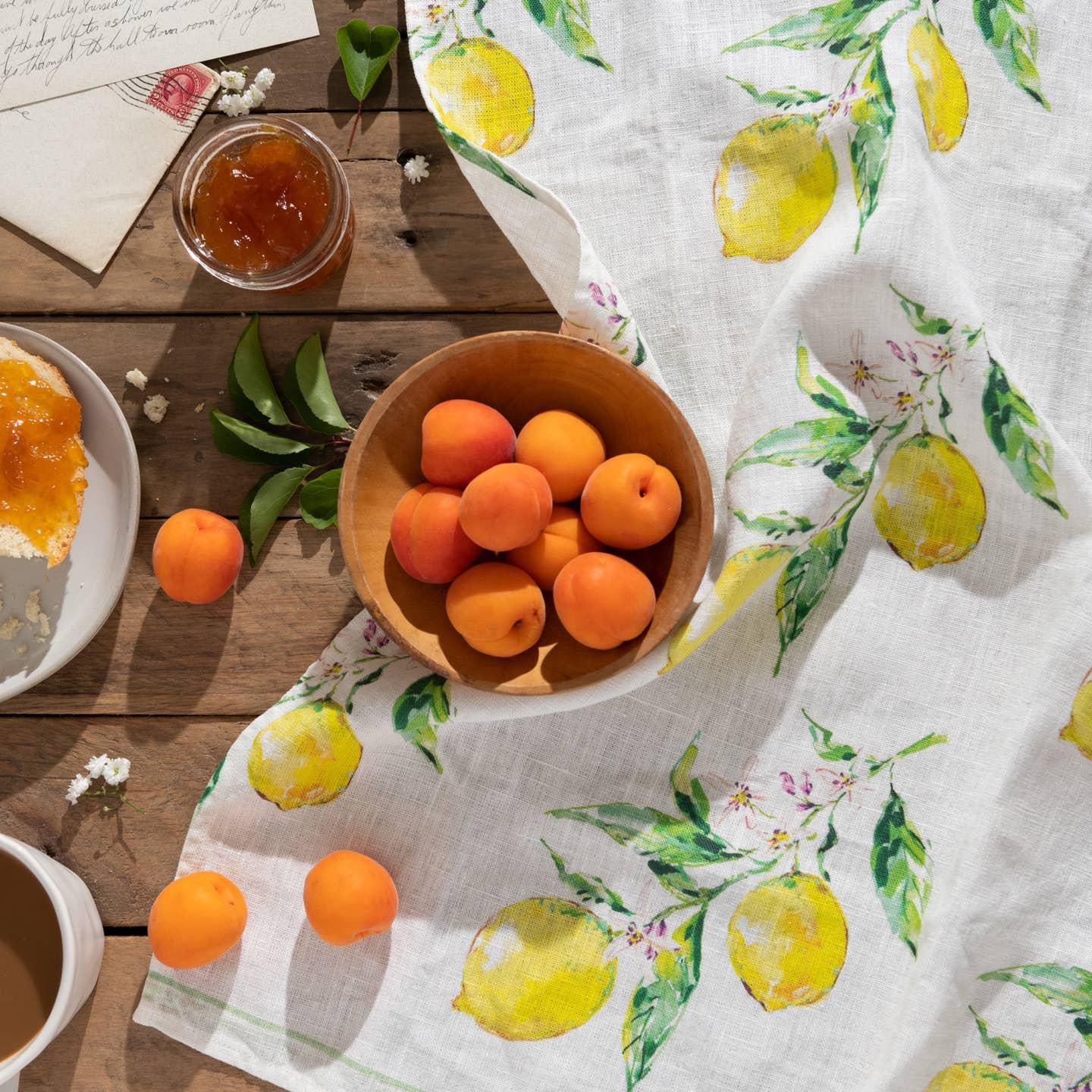 Lemons Tea Towel