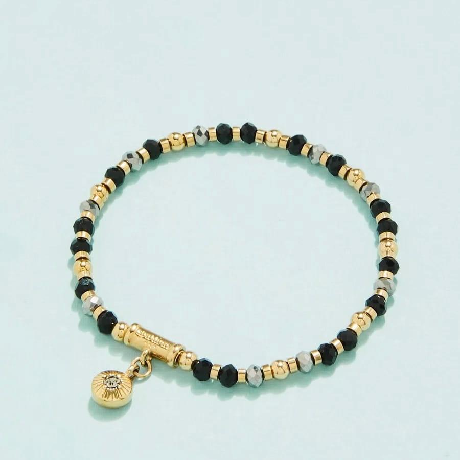 Helena Black Stretch Bracelet