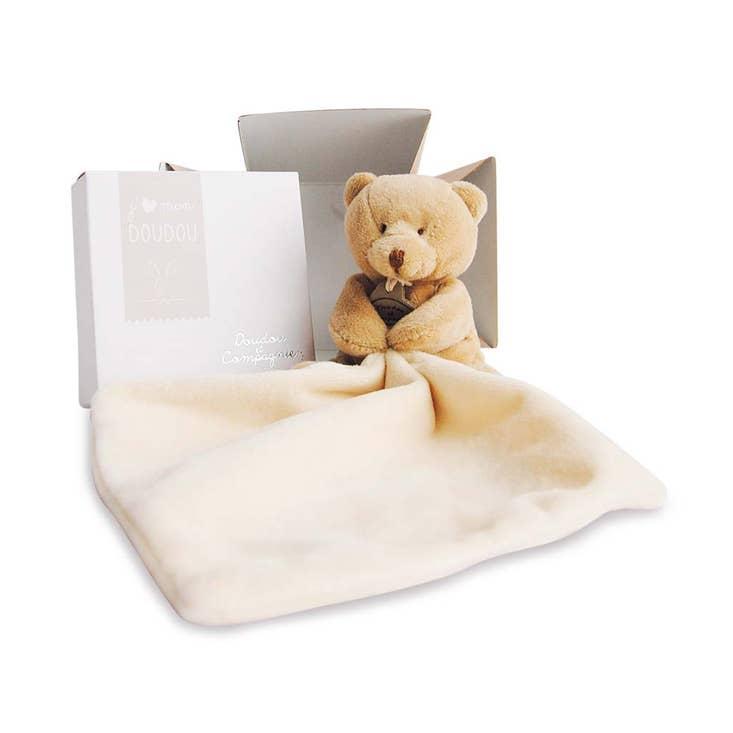 Teddy Bear with Doudou Baby Blanket