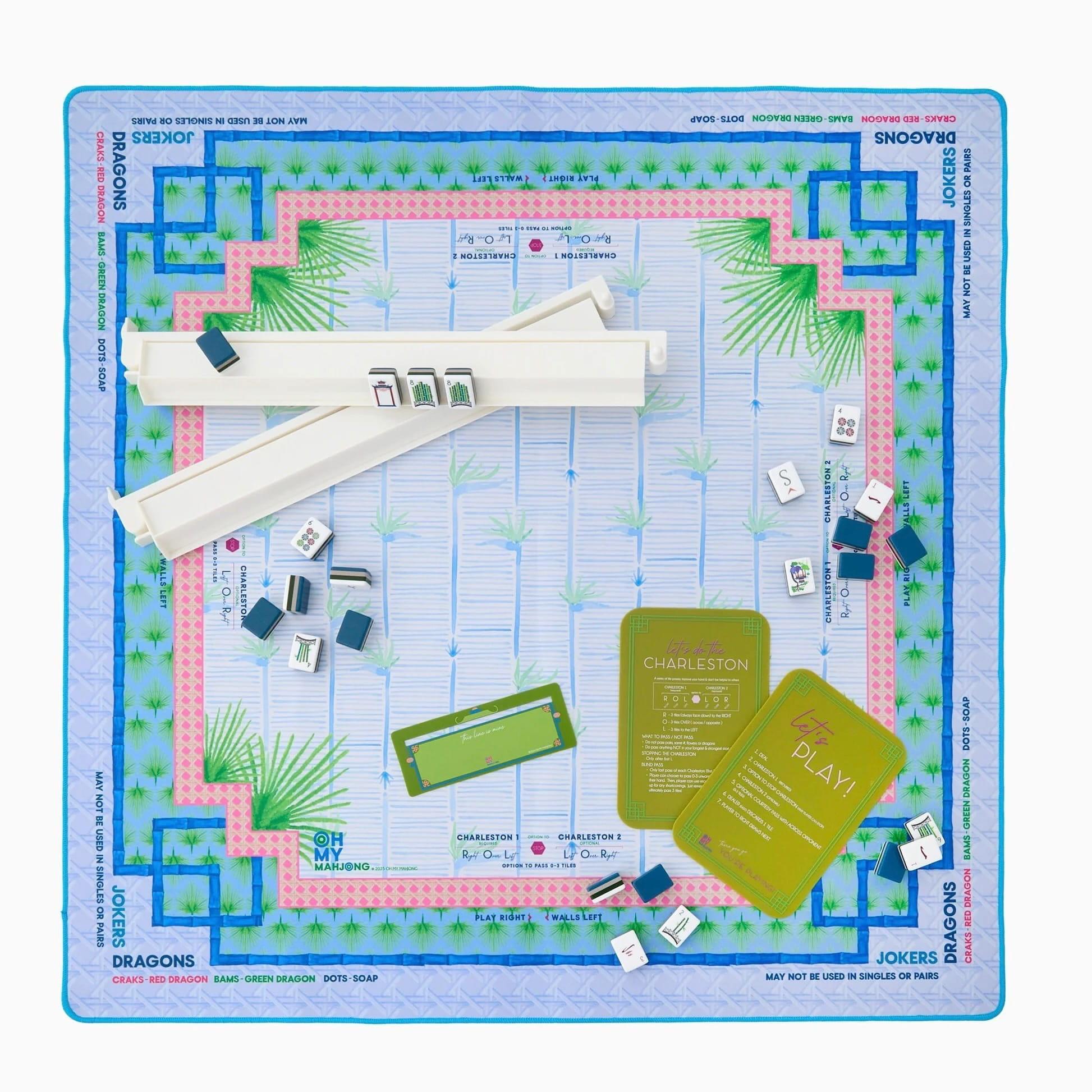 Palm Paradise Mahjong Mat