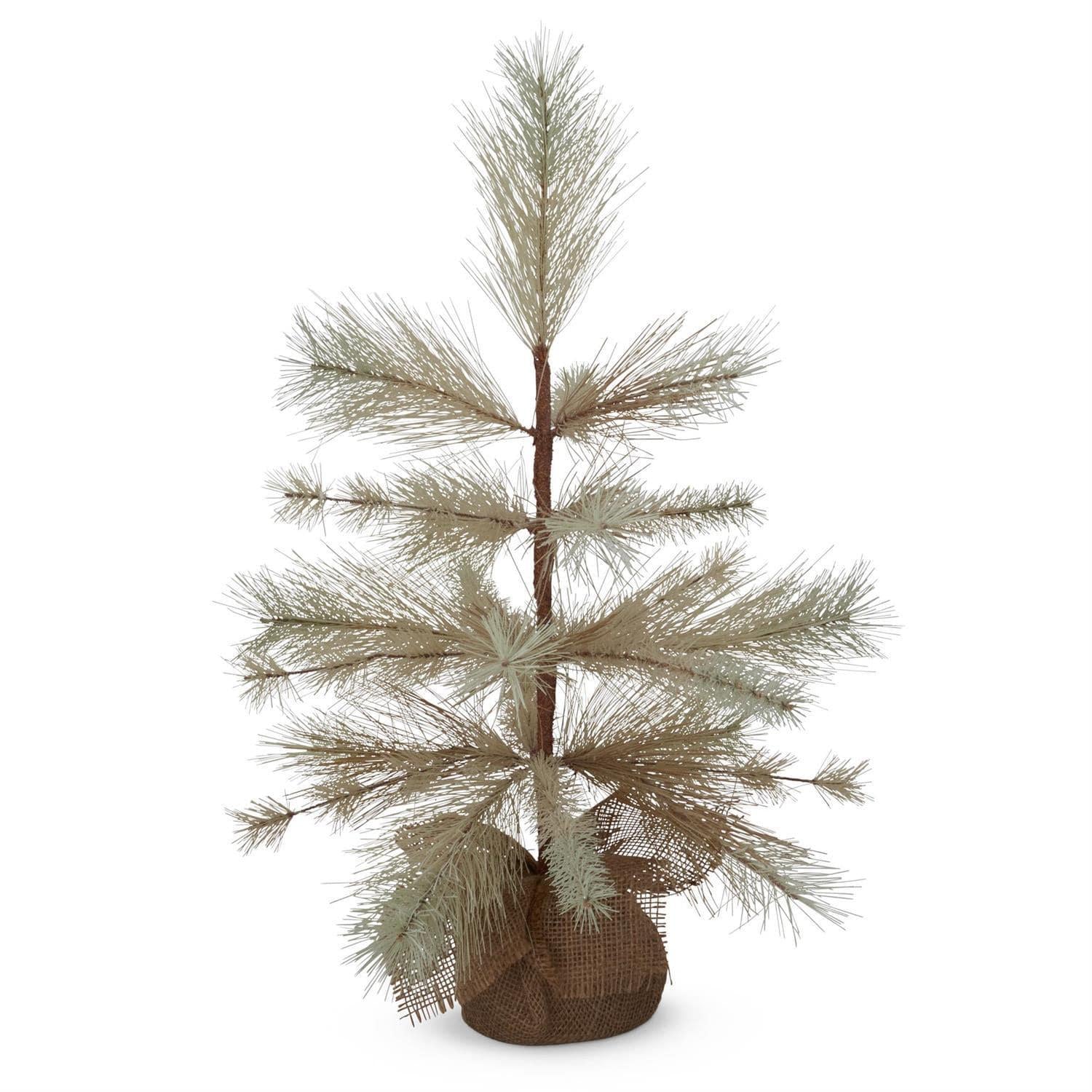 Light Sage Green Tree In Burlap Sack