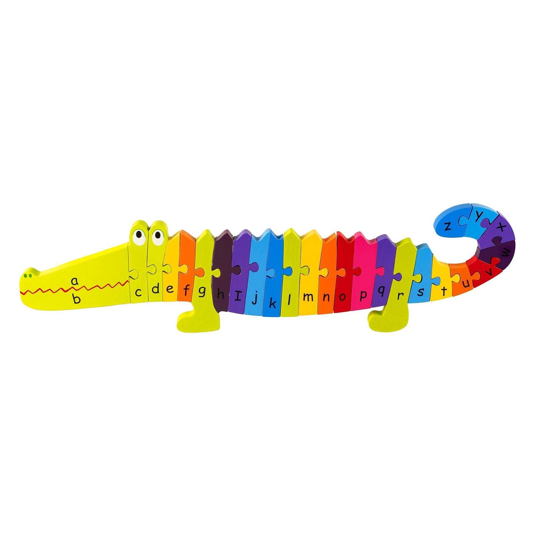 Crocodile Alphabet Wooden Puzzle
