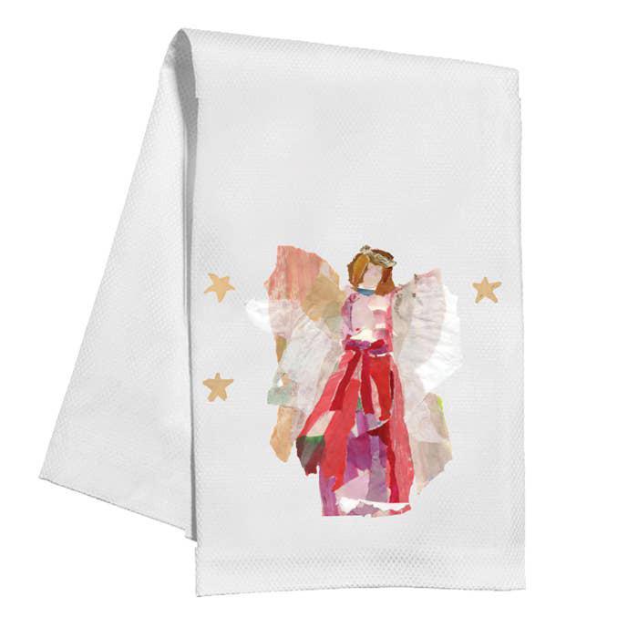 Red Angel Tea Towel