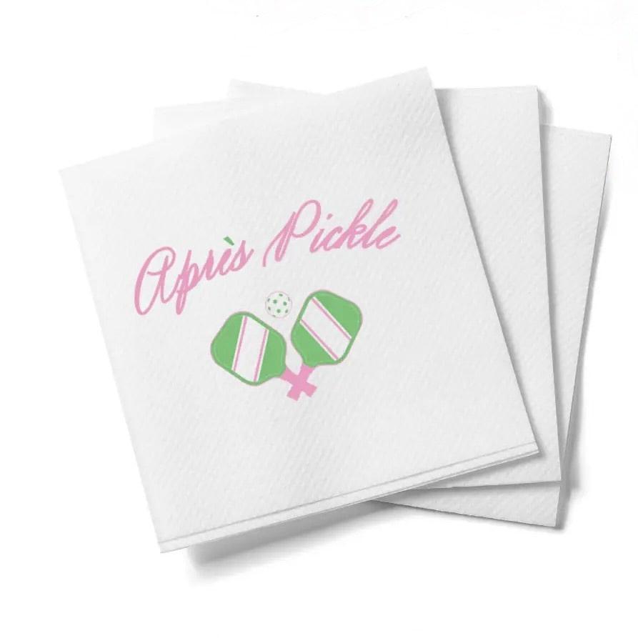 Apres Pickle Cocktail Napkins