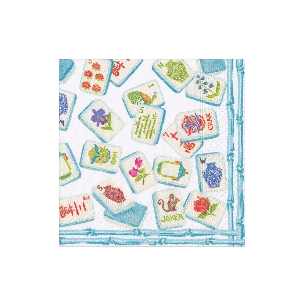 Mahjong Robin'S Egg Cocktail Napkins