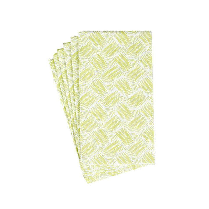 Basketry Moss Green Paper Linen Guest Towel Napkins