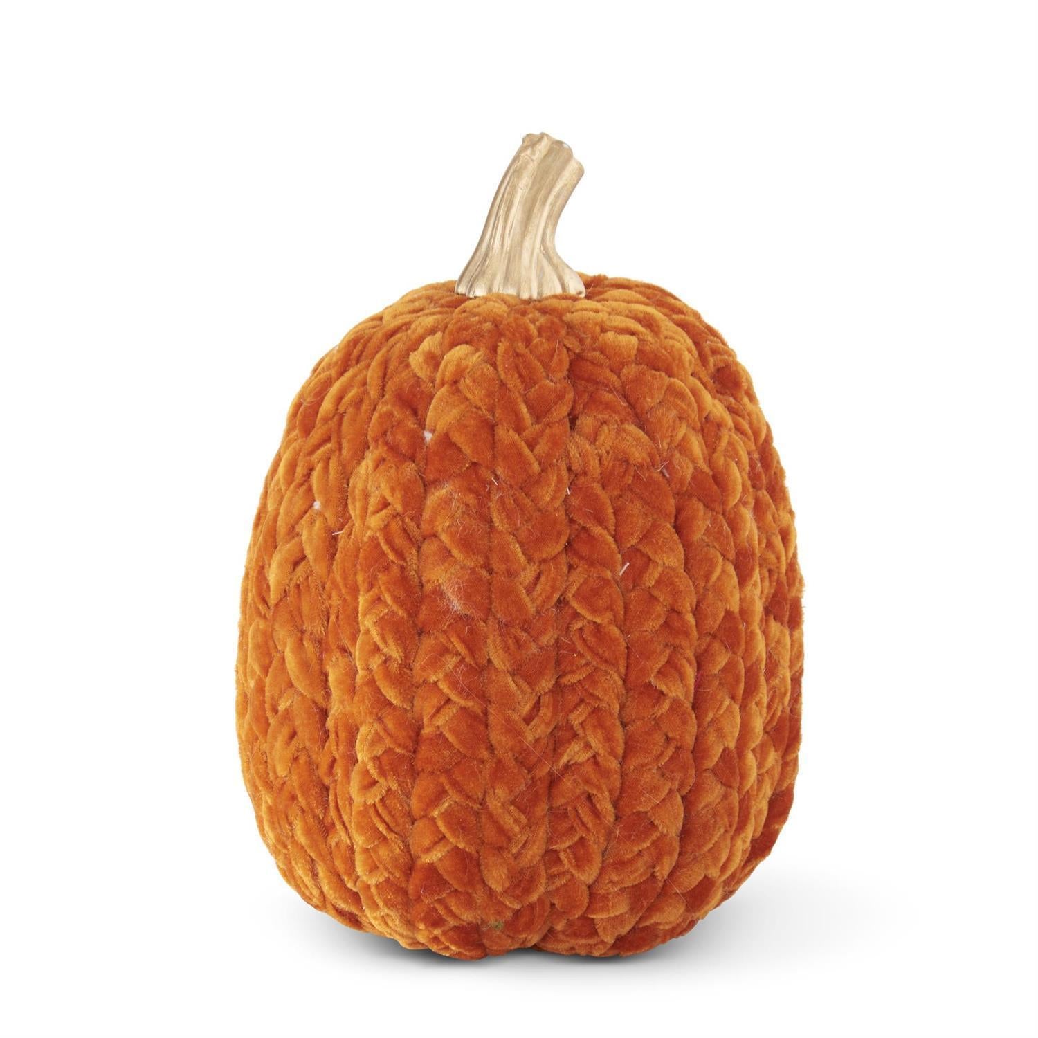 Rust Orange Braided Pumpkin