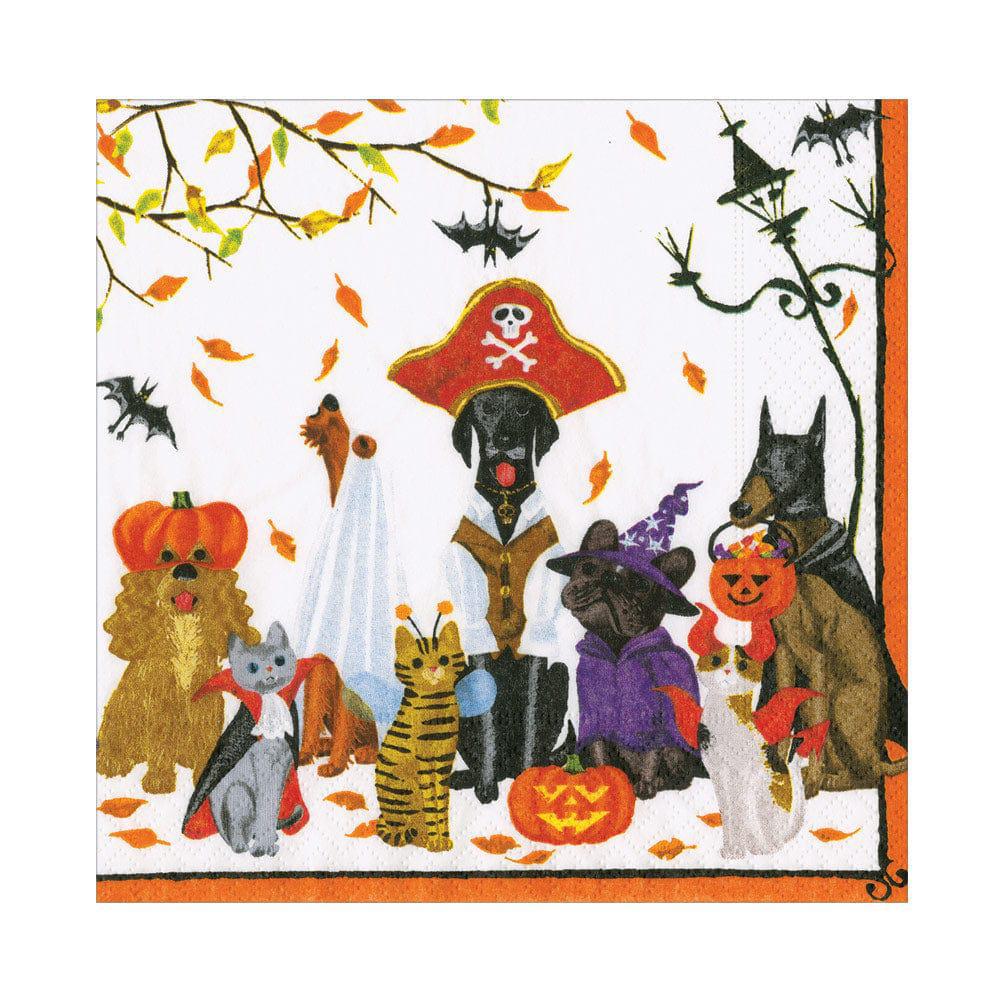 Halloween Pets Recycled Luncheon Napkins