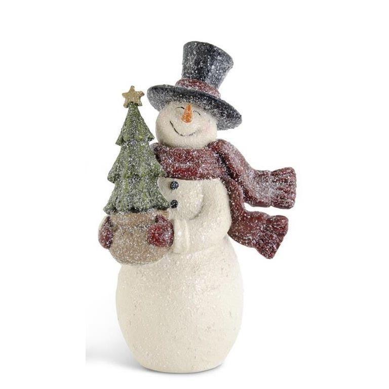 Glittered Vintage Snowmen