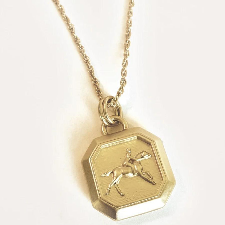 Lucky Horse Gold Necklace