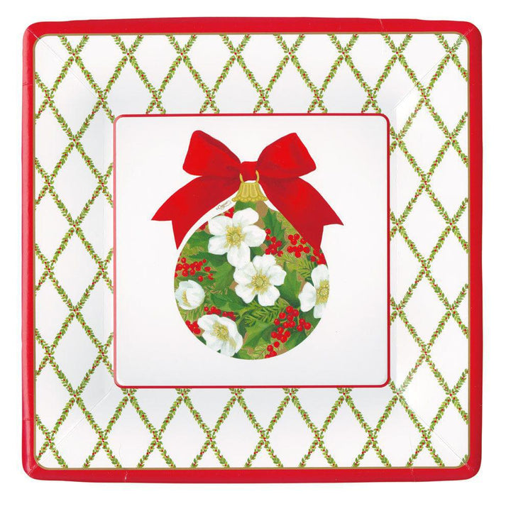Ornament and Trellis Paper Dinner Plates